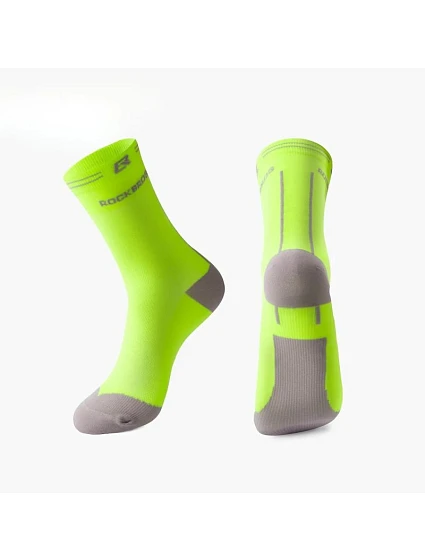 Sportovní ponožky , model 22380855 šedé, velikost L - Rockbros