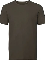 Russell Athletic 108M Pánské tričko Pure Organic 10.108M dark olive