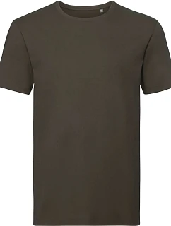 Russell Athletic 108M Pánské tričko Pure Organic 10.108M dark olive
