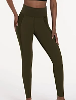 sport. kompres. kalhoty kompresivní 1687 dark olive - Active
