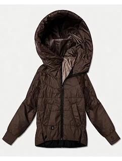 Dámská bunda s manžetami Goodlookin v čokoládové barvě model 22324725 - S'WEST
