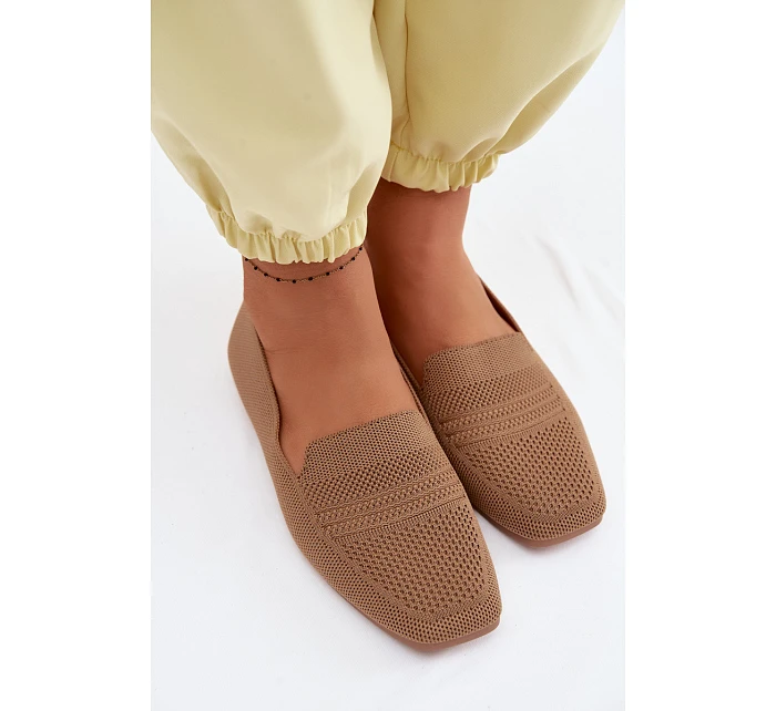 Materiálové dámské světle hnědé model 22102802 - Boto