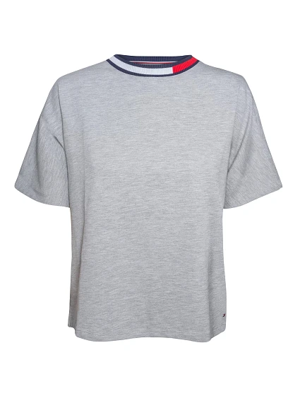 Dámské Tričko s krátkým rukávem UW0UW01621-004 - Tommy Hilfiger Dámské Tričko s krátkým rukávem UW0UW01621-004 - Tommy Hilfiger