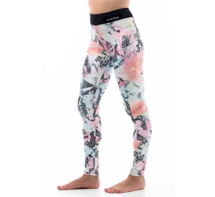 Dámské barevné legíny Amsterdam A6102 multicolor - Litex