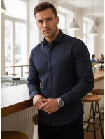 Koszula męska slim fit  granatowa model 22007689 - FashionStreet