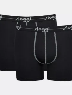 Pánské boxerky Start Short C2P box - BLACK - černá 0004 - SLOGGI