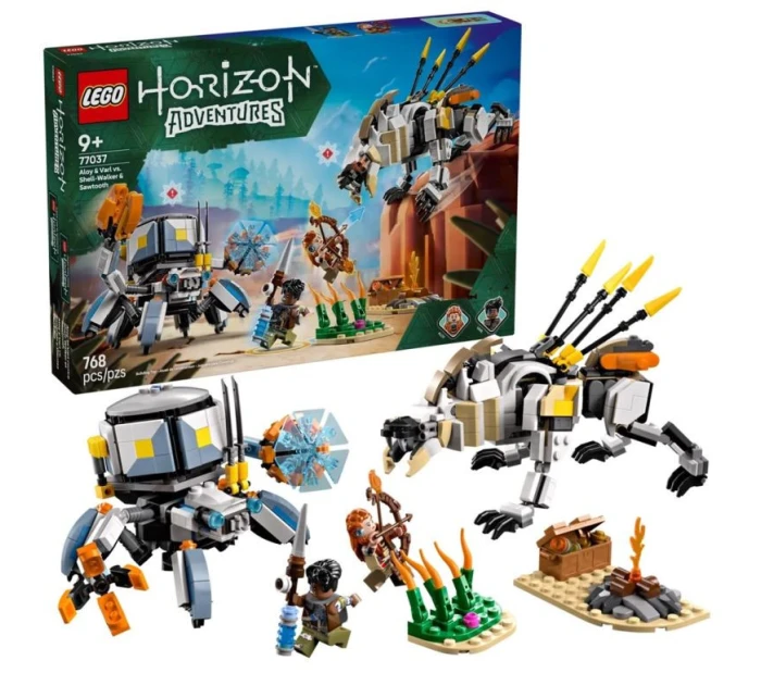 LEGO HORIZON 77037 Aloy a Varl vs. krabí a pilový zub