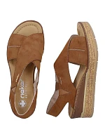 damskie na brązowe model 22087167 - Rieker damskie na brązowe model 22087167 - Rieker