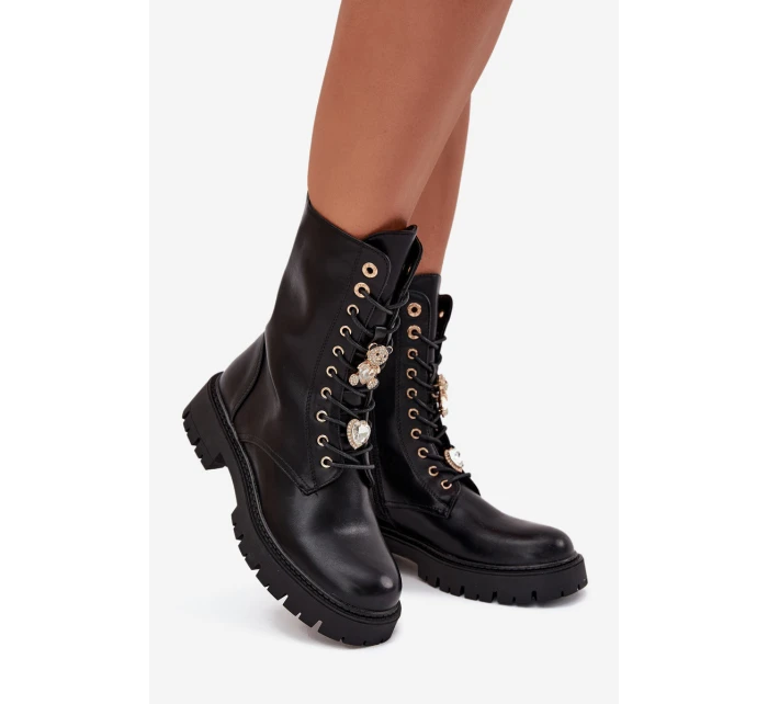 Dámské Botky Worker S Zateplené Černé model 21706817 - Boto Dámské Botky Worker S Zateplené Černé model 21706817 - Boto