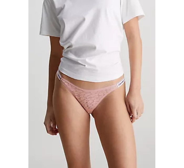 Spodní prádlo Dámské kalhotky STRING BIKINI (LOW RISE) 000QD5213ETQO - Calvin Klein
