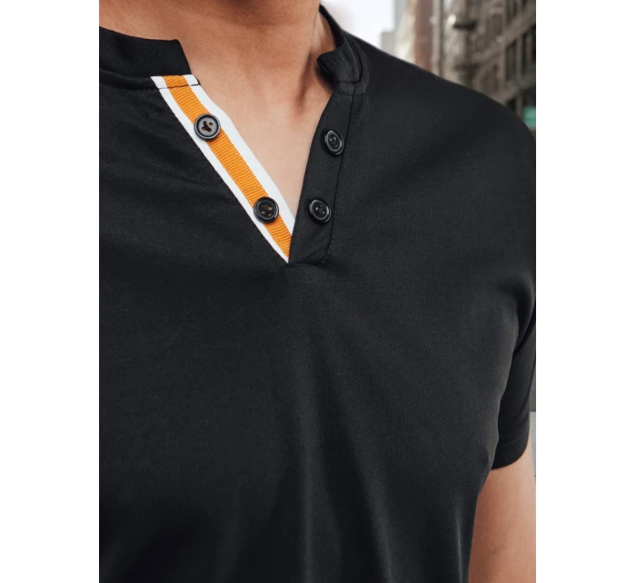 Pánské polo tričko černé FashionStreet RX5627