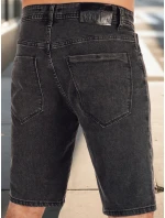 Pánské džínové šortky černé Dstreet model 21988464 - FashionStreet