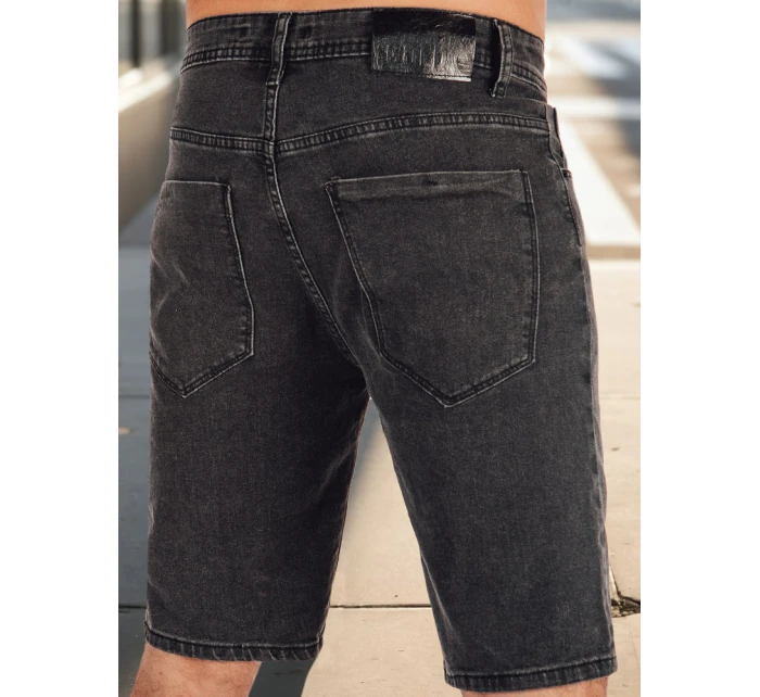 Pánské džínové šortky černé Dstreet model 21988464 - FashionStreet