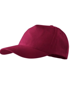 Unisex čepice 5P (granátová)