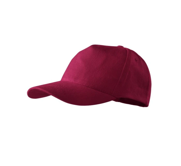 Unisex čepice 5P (granátová) Unisex čepice 5P (granátová)