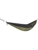 TURISTICKÁ HOUPACÍ SÍŤ PRO 2 OSOBY 270X140CM ZELENÁ ČERNÁ