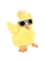 KUŘE SE SKLENICEMI 19CM JARNÍ DEKORACE