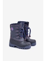 Vysoké Teplé Dětské Sněhule Se Stahováním Modré Lee Cooper LCJ-24-44-2843K