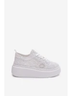 dámské tenisky na platformě bílé model 21937677 - Boto