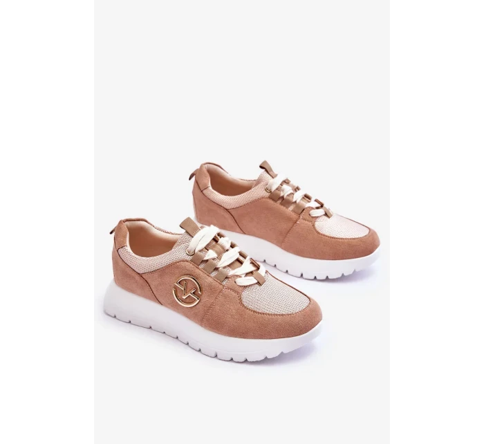 Dámská sportovní obuv na platformě Béžove Aisha Dámská sportovní obuv na platformě Béžove Aisha