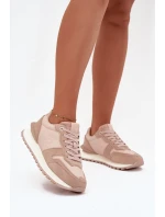 Dámské kožené tenisky Big Star HI-POLY SYSTEM – nude Dámské kožené tenisky Big Star HI-POLY SYSTEM – nude