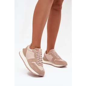 Dámské kožené tenisky Big Star HI-POLY SYSTEM – nude Dámské kožené tenisky Big Star HI-POLY SYSTEM – nude