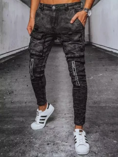 Pánské džínové bojové kalhoty černé model 21964353 - Dstreet