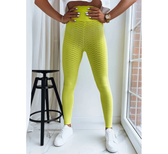 Dámské legíny HEALTHKICK žluté FashionStreet UY1474 Dámské legíny HEALTHKICK žluté FashionStreet UY1474