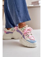 Dámské tenisky na masivní podrážce vícebarevné Nevela Dámské tenisky na masivní podrážce vícebarevné Nevela