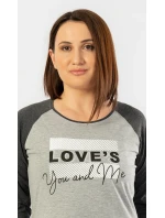 Dámská noční košile s tříčtvrtečním rukávem You and me