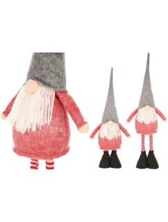 Dekorativní trpaslík na rozkročených nohách 64-79 CM červený