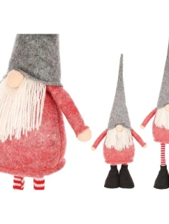 Dekorativní trpaslík na rozkročených nohách 64-79 CM červený