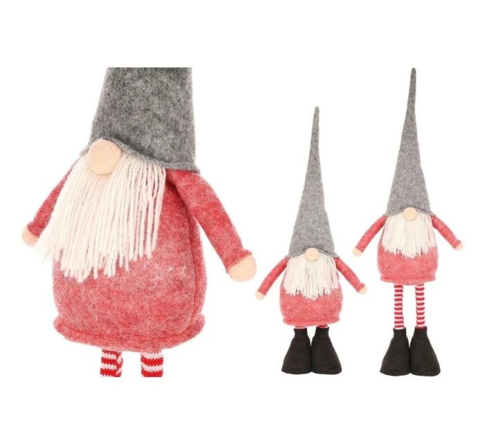 Dekorativní trpaslík na rozkročených nohách 64-79 CM červený