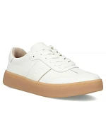 Dámské kožené boty na platformě bílé Filippo DP7543/26 Dámské kožené boty na platformě bílé Filippo DP7543/26