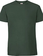 Fruit of the Loom Iconic 195 T Pánské těžké tričko 16.1422 bottle green