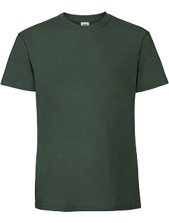 Iconic 195 T Pánské těžké tričko model 22417141 bottle green - Fruit of the Loom