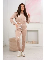 Sada s potiskem pistole béžová Sada s potiskem pistole béžová