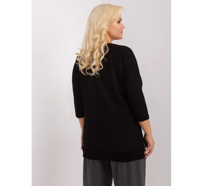 Bluzka RV BZ model 18965655 czarny - FPrice Bluzka RV BZ model 18965655 czarny - FPrice