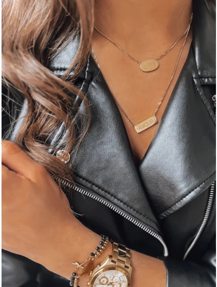 AMOUR zlatý náhrdelník FashionStreet IY0085