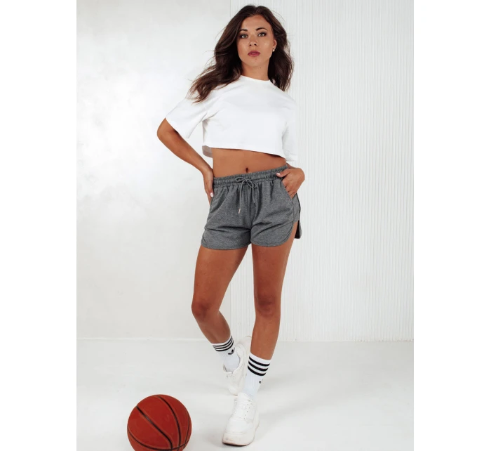 Dámské teplákové šortky GO SPORT tmavě šedé FashionStreet SY0415