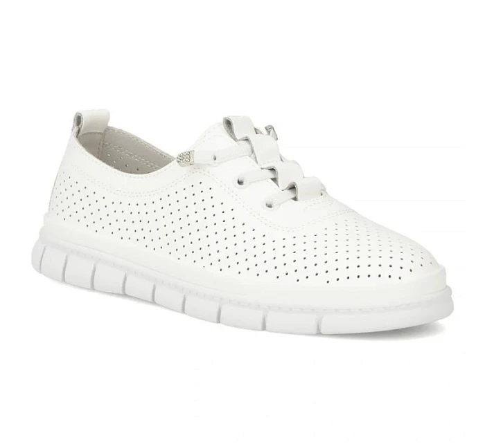 Dámské kožené ažurové polobotky Filippo DP7671