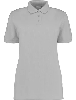 KK 703 Dámské piqué polo "Superwash" model 22420522 heather grey - Kustom Kit