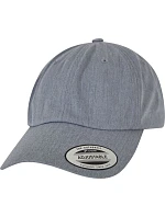 6 panelová bavlněná keprová kšiltovka heather grey model 22482514 - Flexfit 6 panelová bavlněná keprová kšiltovka heather grey model 22482514 - Flexfit