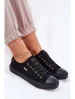 Dámské Textilní Tenisky Big Star RR274765 Černé Dámské Textilní Tenisky Big Star RR274765 Černé