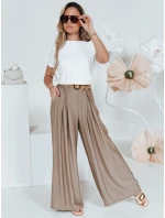 Dámské kalhoty MIRELOU hnědé FashionStreet UY2714