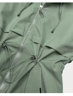 Damska kurtka z monogramem Goodlookin szarozielona (KK60412-3#)