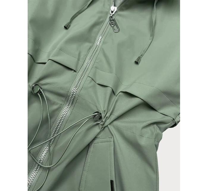 Damska kurtka z monogramem Goodlookin szarozielona (KK60412-3#)