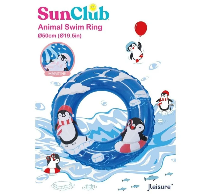 KOUZELNÝ INKOUSTOVÝ TUČŇÁK PLOVACÍ KRUH 50CM 35176