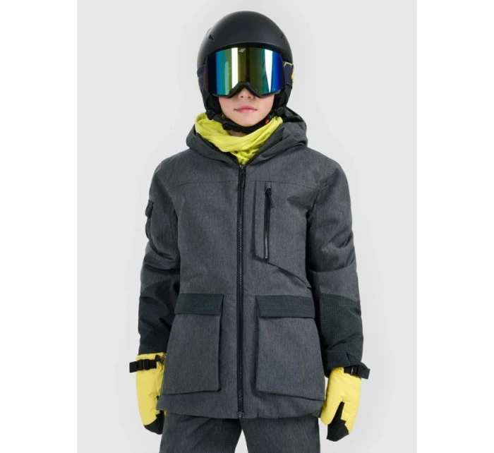 Dětská snowboardová bunda 10000 s membránou 4F 4FJRAW25TTJAU1039-20S