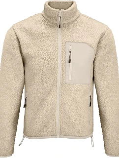 SOL'S Fury Fleecová bunda Sherpa 25.4042 shear beige/beige